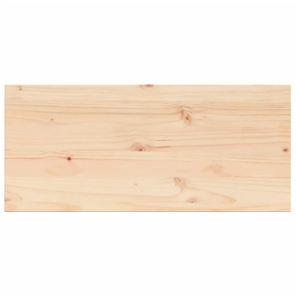 vidaXL Table Top 90x40x1.7 cm Rectangular Solid Wood Pine