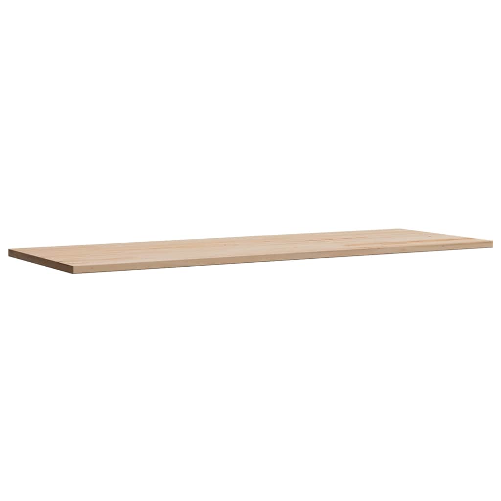 Table Top 110x40x1.7 cm Rectangular Solid Wood Pine