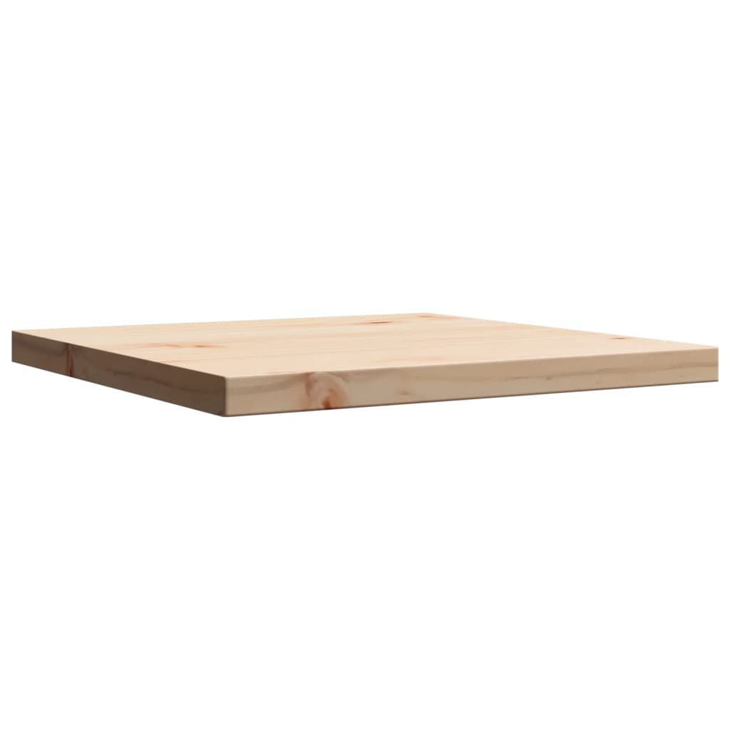 vidaXL Table Top 40x40x2.5 cm Square Solid Wood Pine