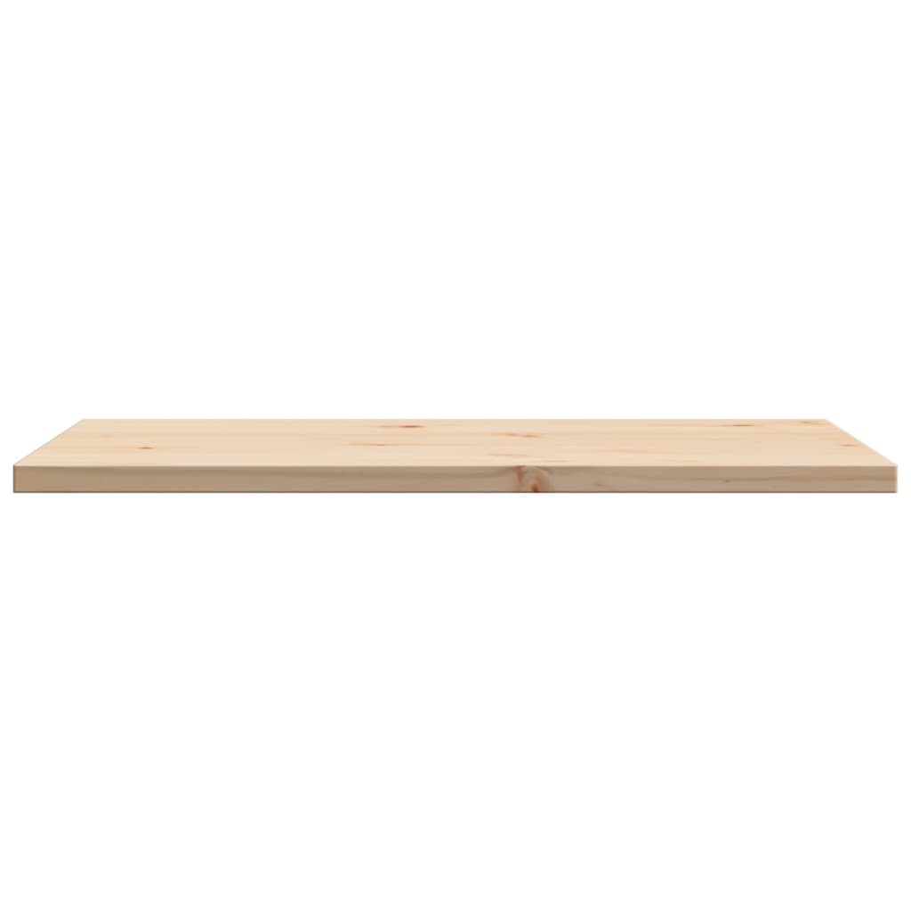 vidaXL Table Top 80x50x2.5 cm Rectangular Solid Wood Pine