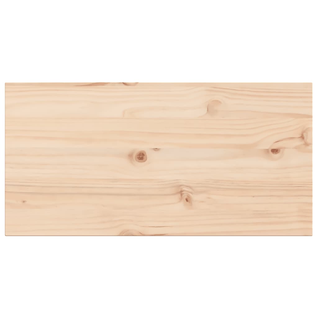 vidaXL Table Tops 2 pcs 80x40x2.5 cm Rectangular Solid Wood Pine