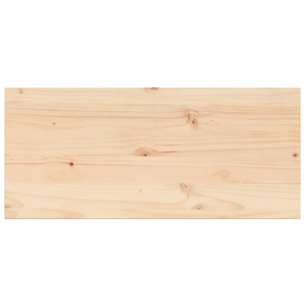 vidaXL Table Top 90x40x2.5 cm Rectangular Solid Wood Pine