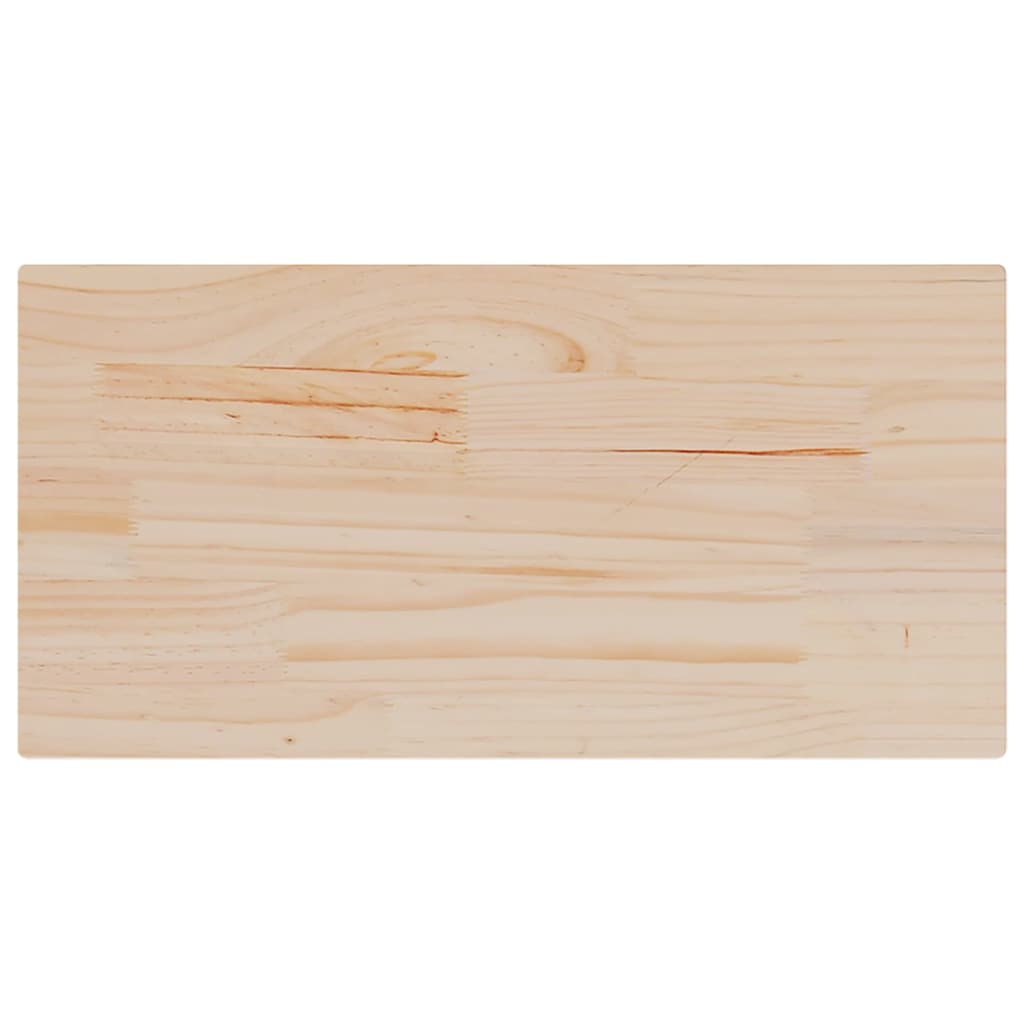Table Tops 2 pcs 90x45x2.5 cm Rectangular Solid Wood Pine