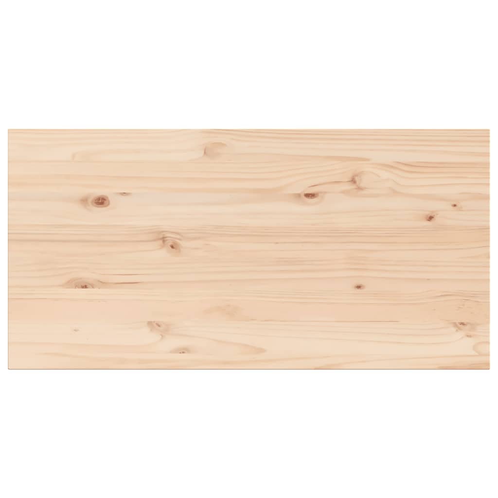 vidaXL Table Tops 4 pcs 100x50x2.5 cm Rectangular Solid Wood Pine