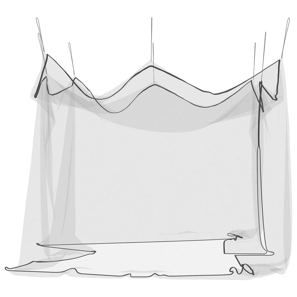 Mosquito Net for Outdoor 220 Mesh Black 300x300x250 cm