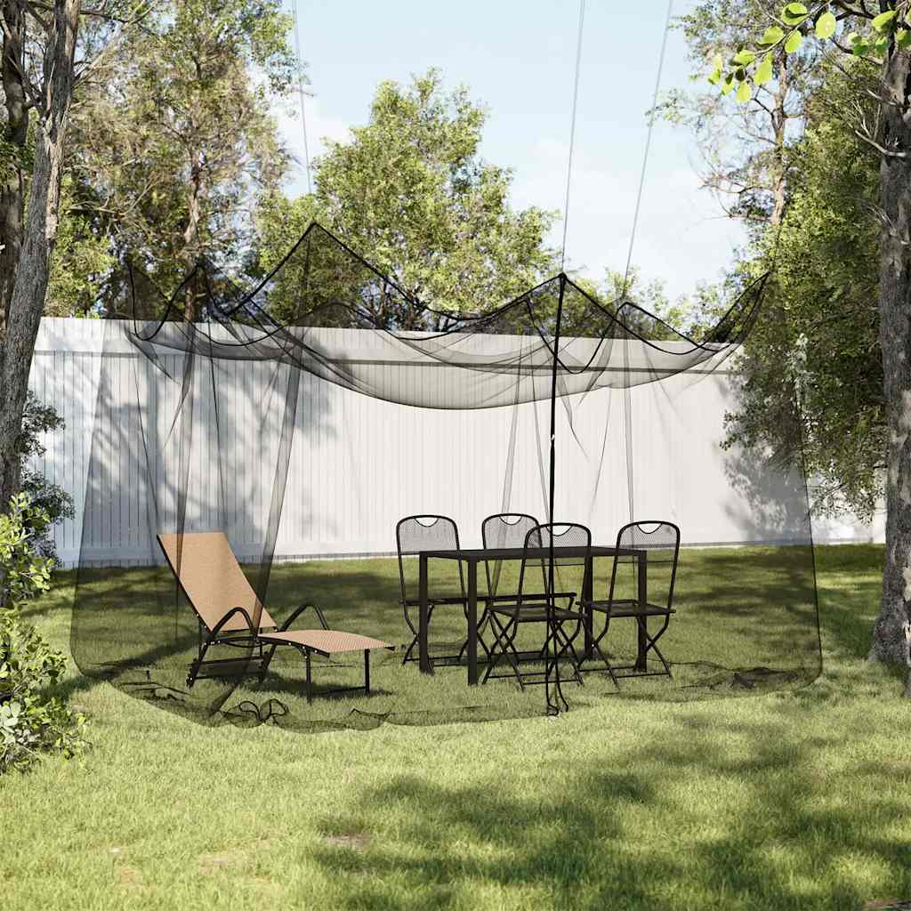 Mosquito Net for Outdoor 220 Mesh Black 300x300x250 cm