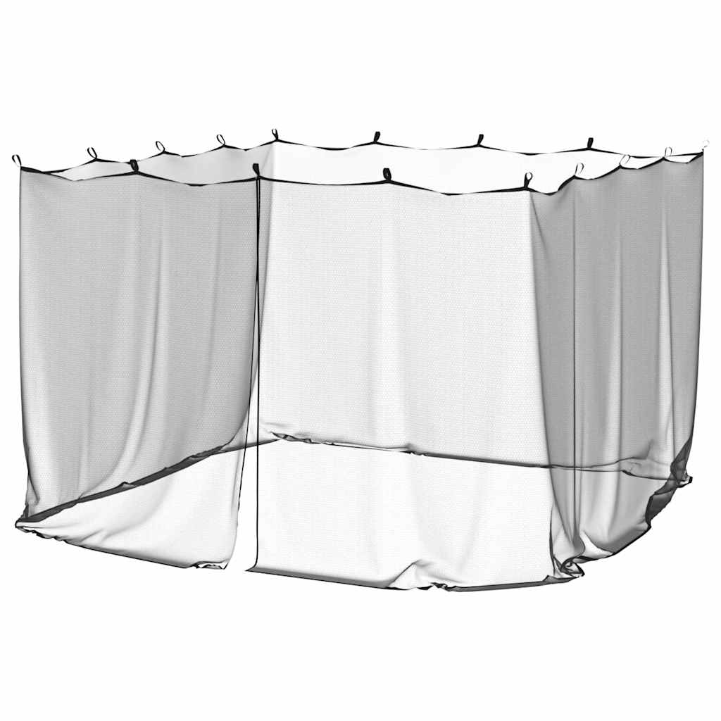 Mosquito Net for Outdoor 220 Mesh Black 300x300x200 cm
