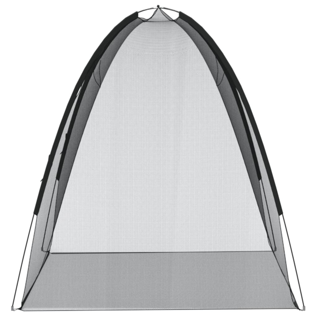 Mosquito Net Mongolia with Doors 220 Mesh Black 200x120x130 cm