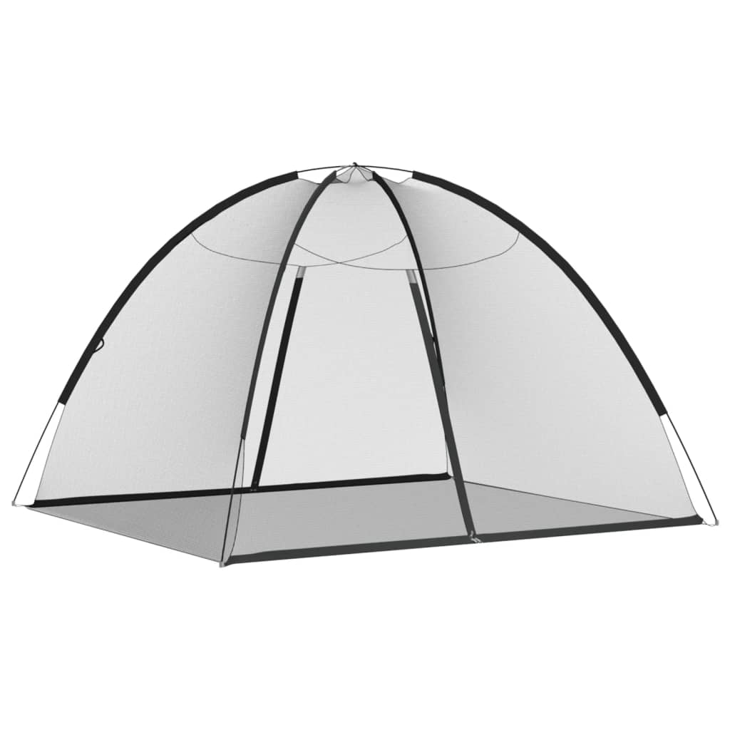 Mosquito Net Mongolia with Doors 220 Mesh Black 200x180x135 cm