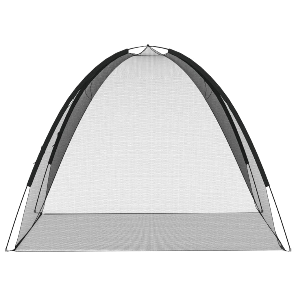 Mosquito Net Mongolia with Doors 220 Mesh Black 200x180x135 cm