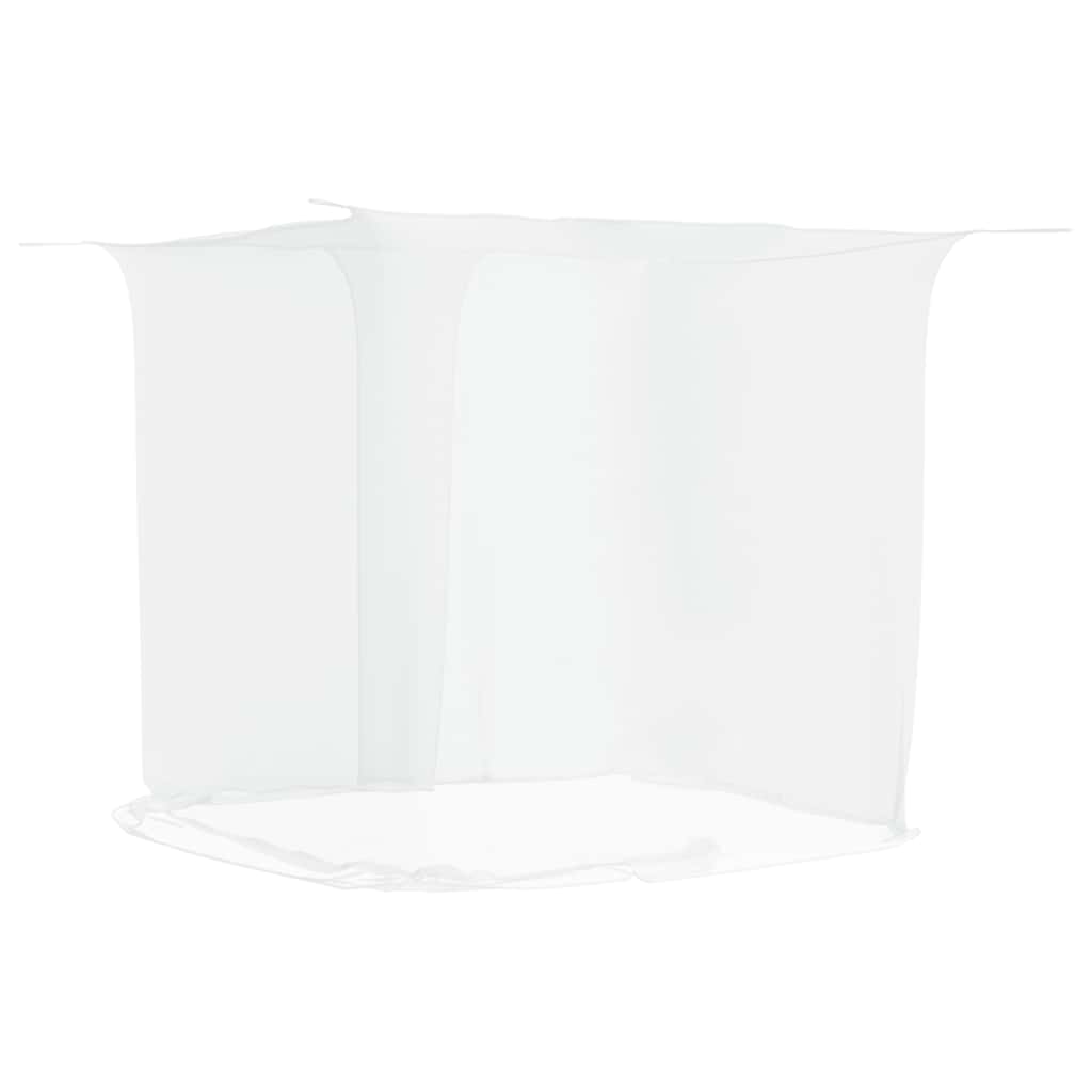 Hanging Mosquito Net 156 Mesh White 220x120x150 cm
