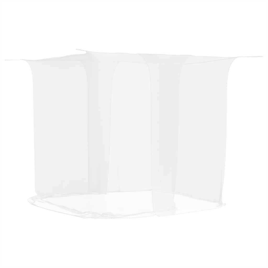 Hanging Mosquito Net 156 Mesh White 220x150x180 cm