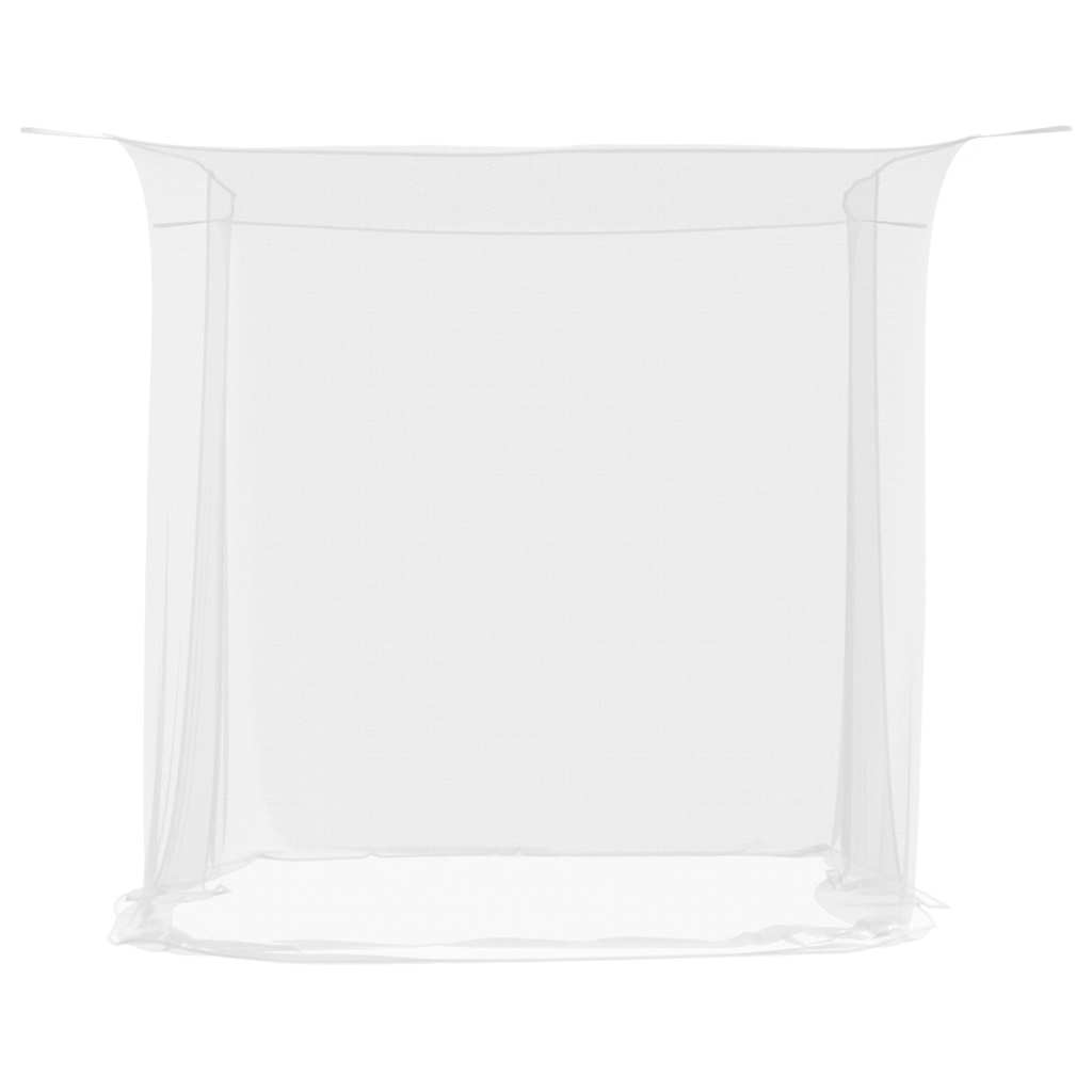 Hanging Mosquito Net 156 Mesh White 220x150x180 cm