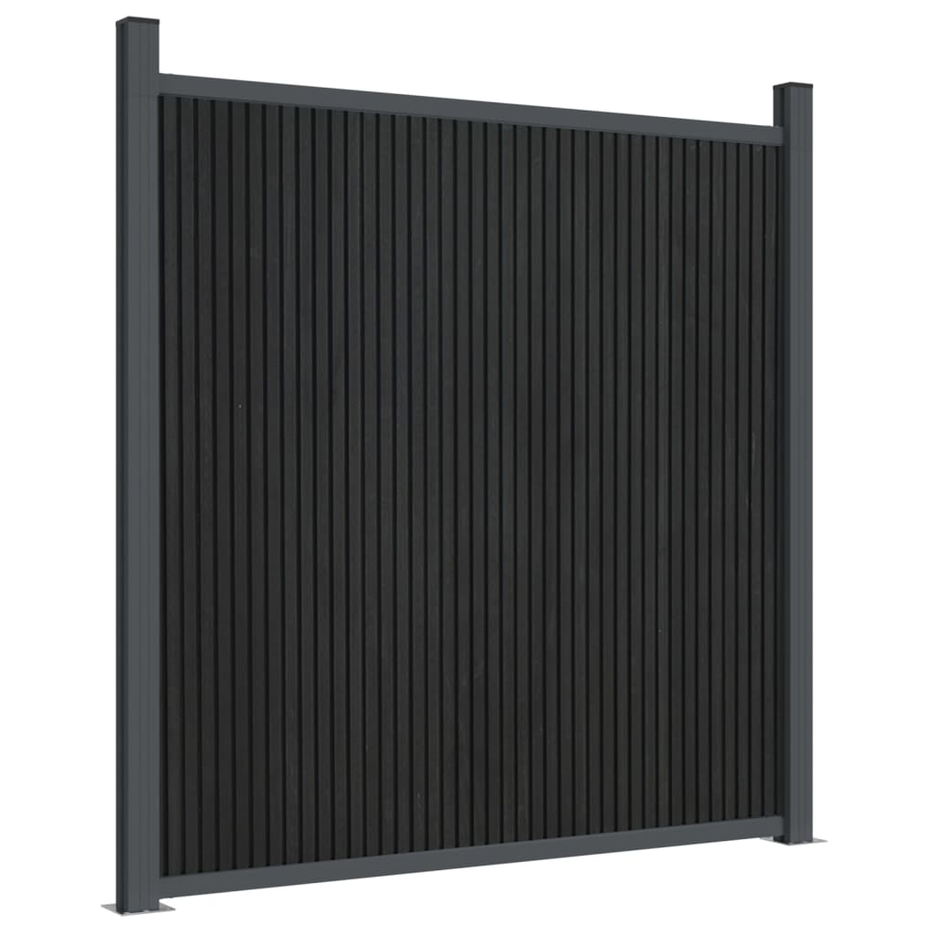 vidaXL Fence Panel Grey 1045x186 cm WPC