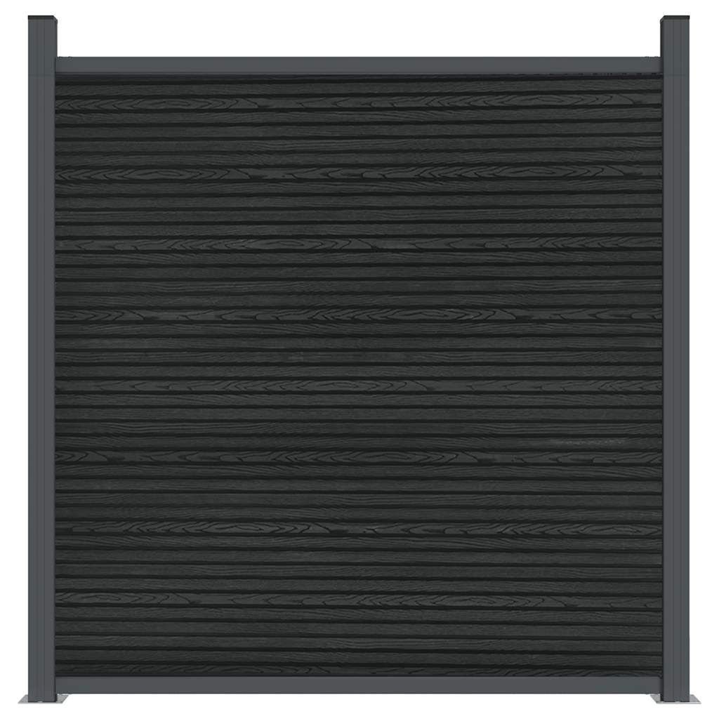 Fence Panel Grey 1218x186 cm WPC