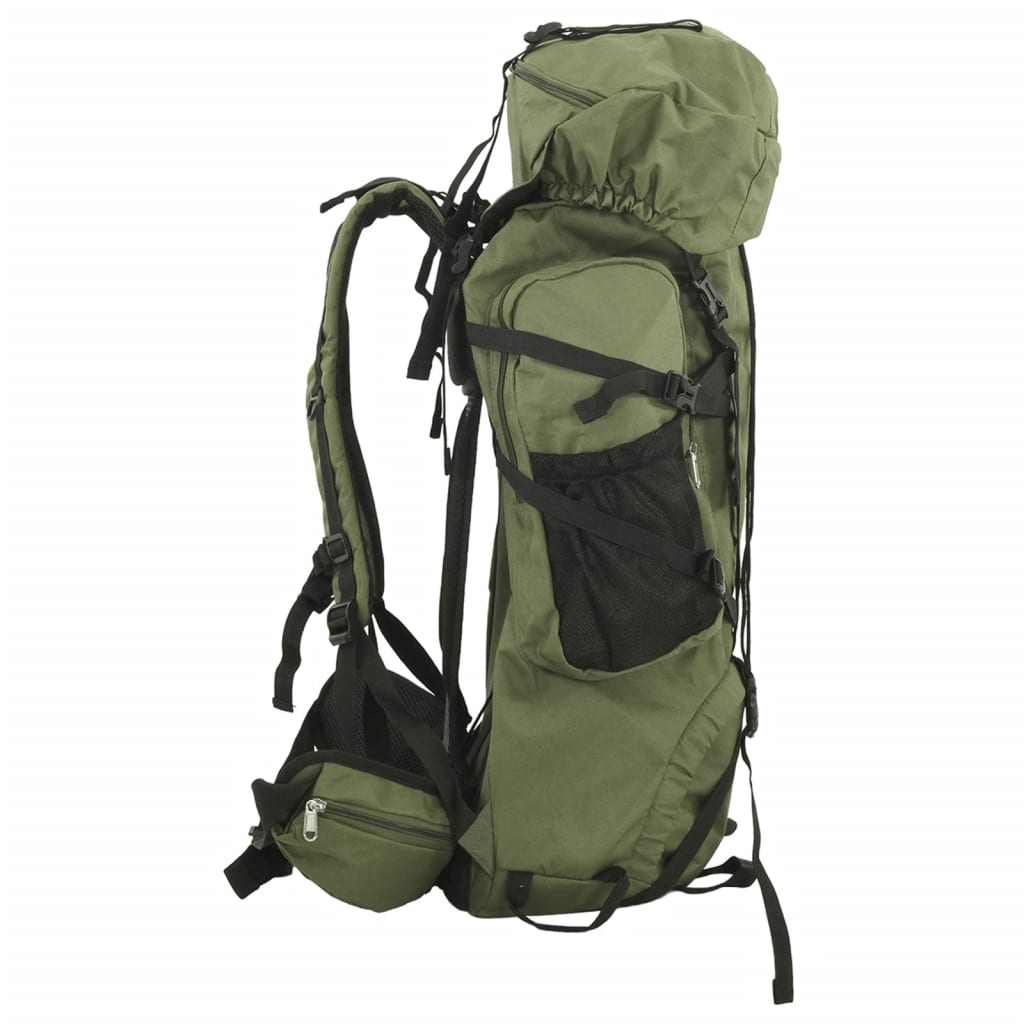 vidaXL Hiking Backpack Army Green 60 L Oxford Fabric