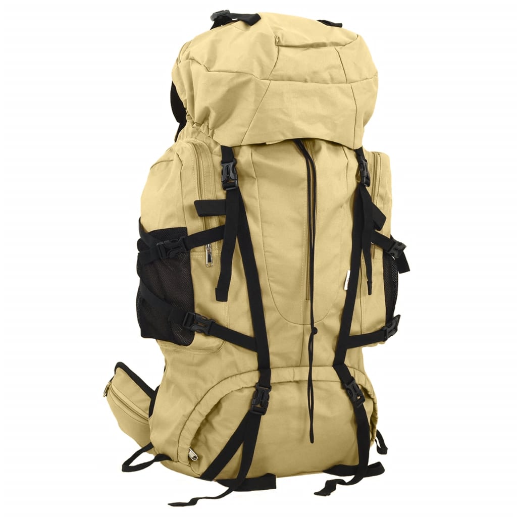 vidaXL Hiking Backpack Khaki 80 L Oxford Fabric