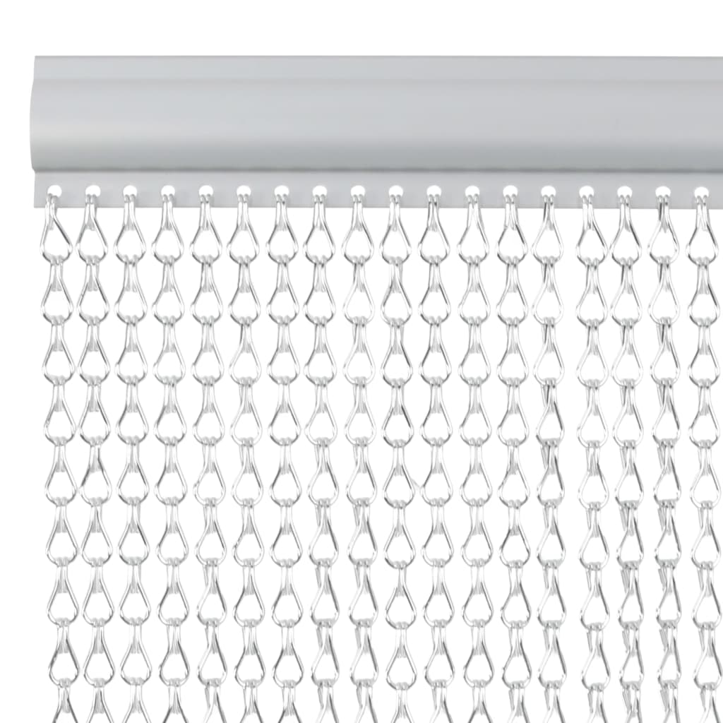 Chain Door Fly Screen 100x200 cm Aluminium