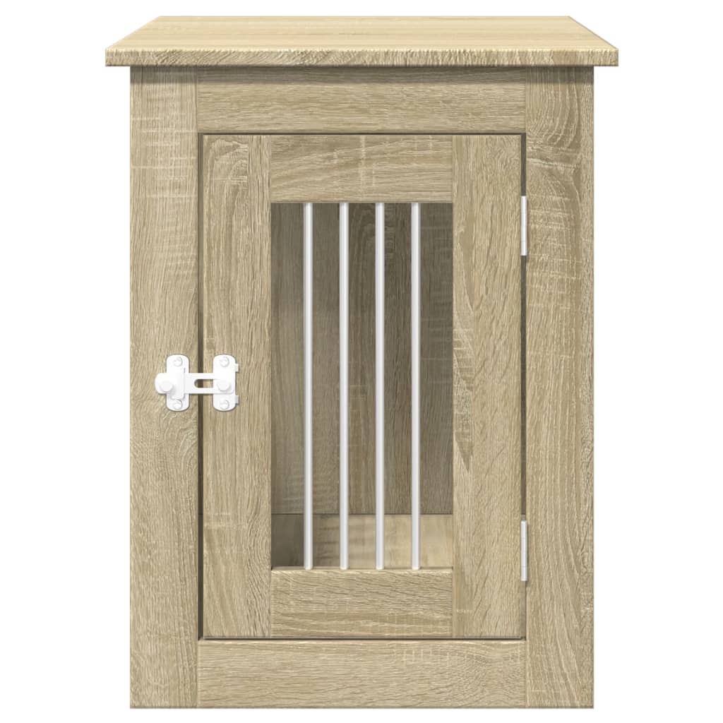 vidaXL Dog Crate Furniture Sonoma Oak 45x62x59 cm Engineered Wood