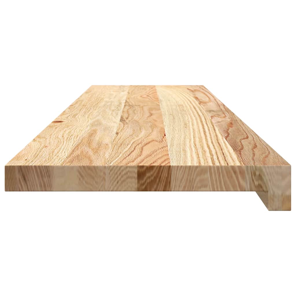 Stair Treads 8 pcs Untreated 100x25x2 cm Solid Wood Oak