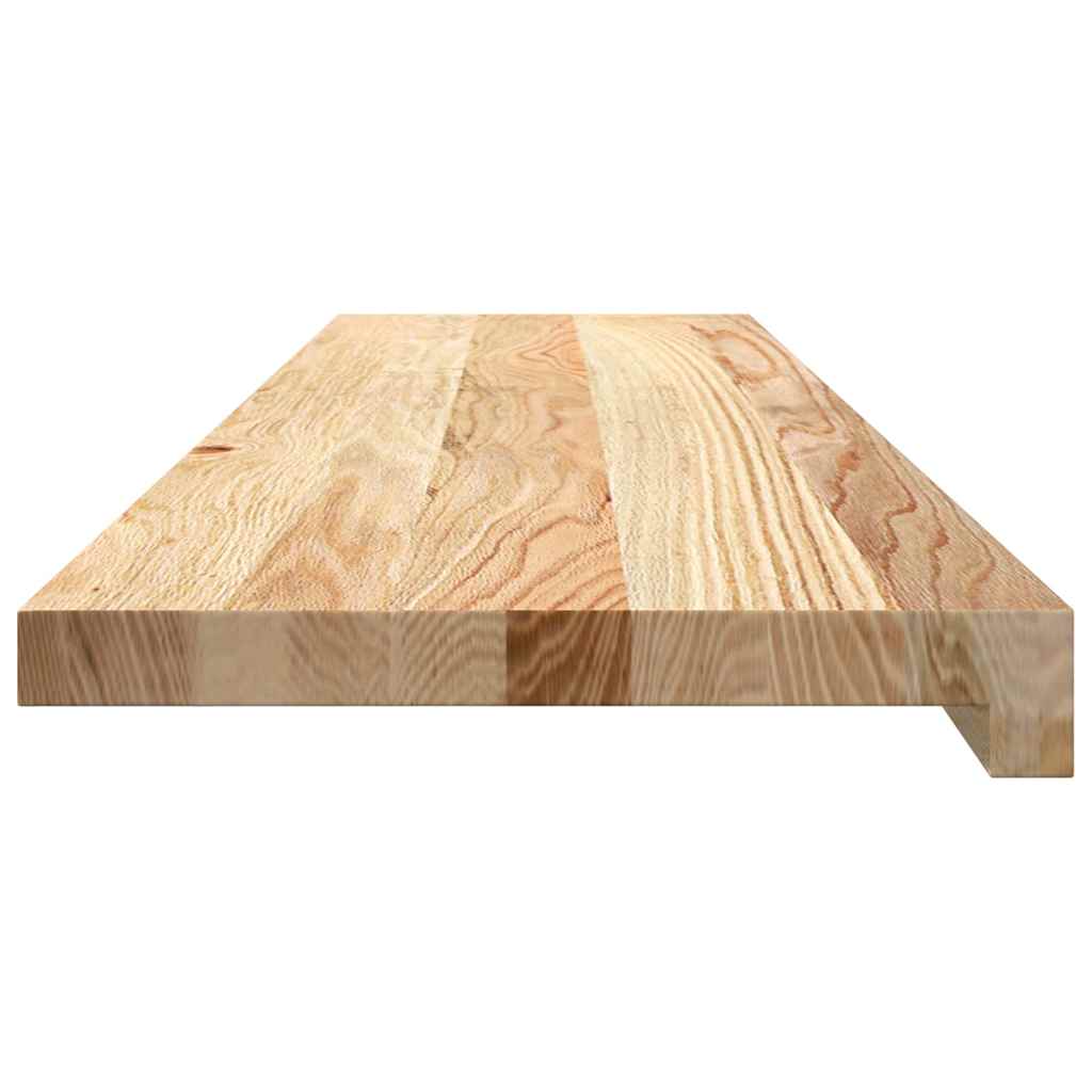 Stair Treads 8 pcs Untreated 100x30x2 cm Solid Wood Oak