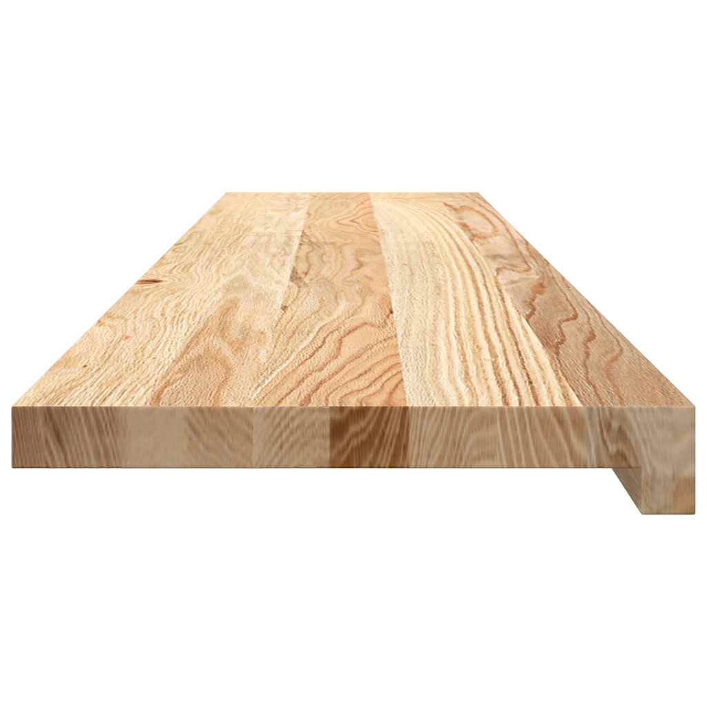 Stair Treads 16 pcs Untreated 110x25x2 cm Solid Wood Oak