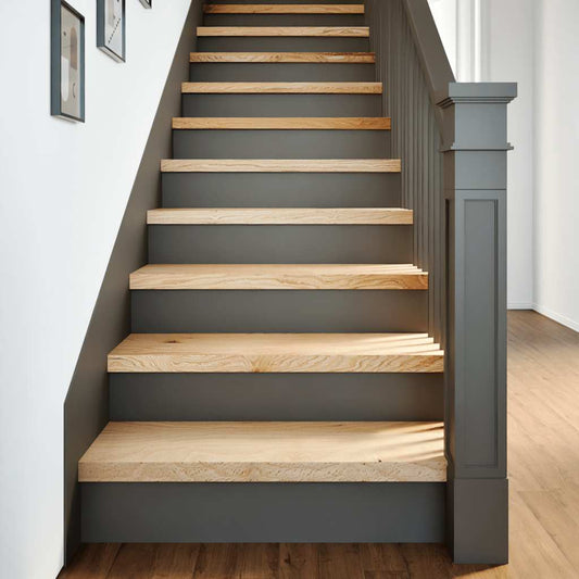 Stair Treads 16 pcs Untreated 80x30x2 cm Solid Wood Oak