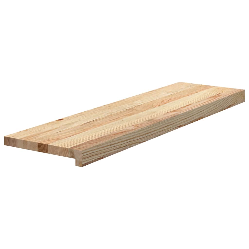 Stair Treads 16 pcs Untreated 90x30x2 cm Solid Wood Oak