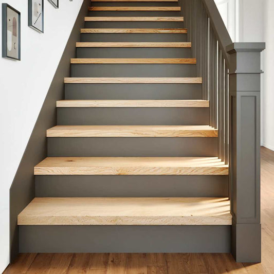 Stair Treads 16 pcs Untreated 90x30x2 cm Solid Wood Oak
