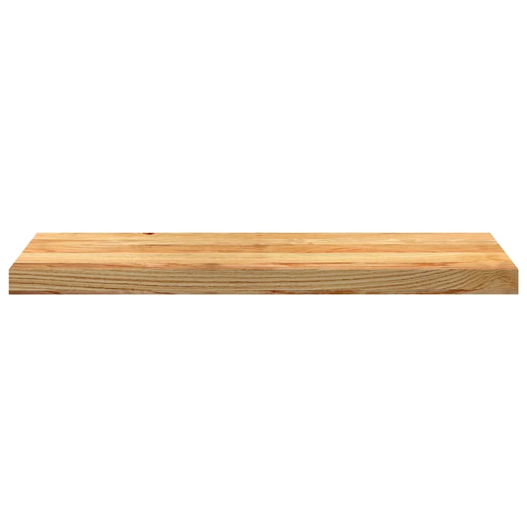 Stair Treads 4 pcs Light Brown 80x25x2 cm Solid Wood Oak
