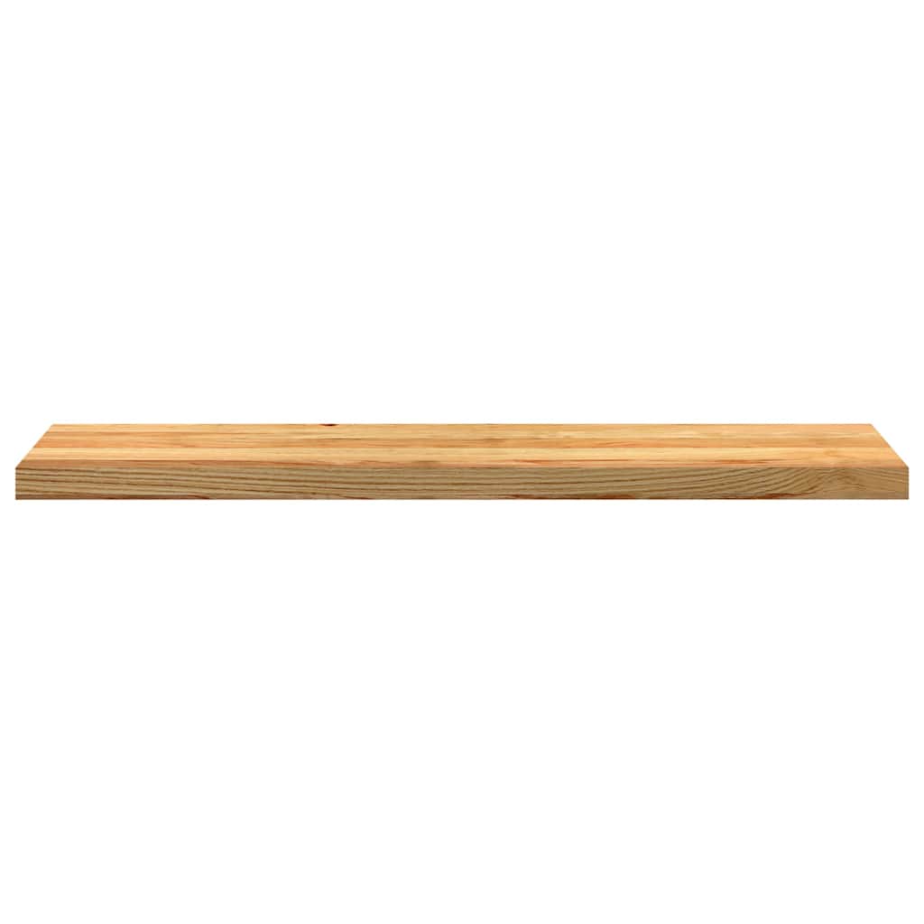 Stair Treads 4 pcs Light Brown 110x25x2 cm Solid Wood Oak