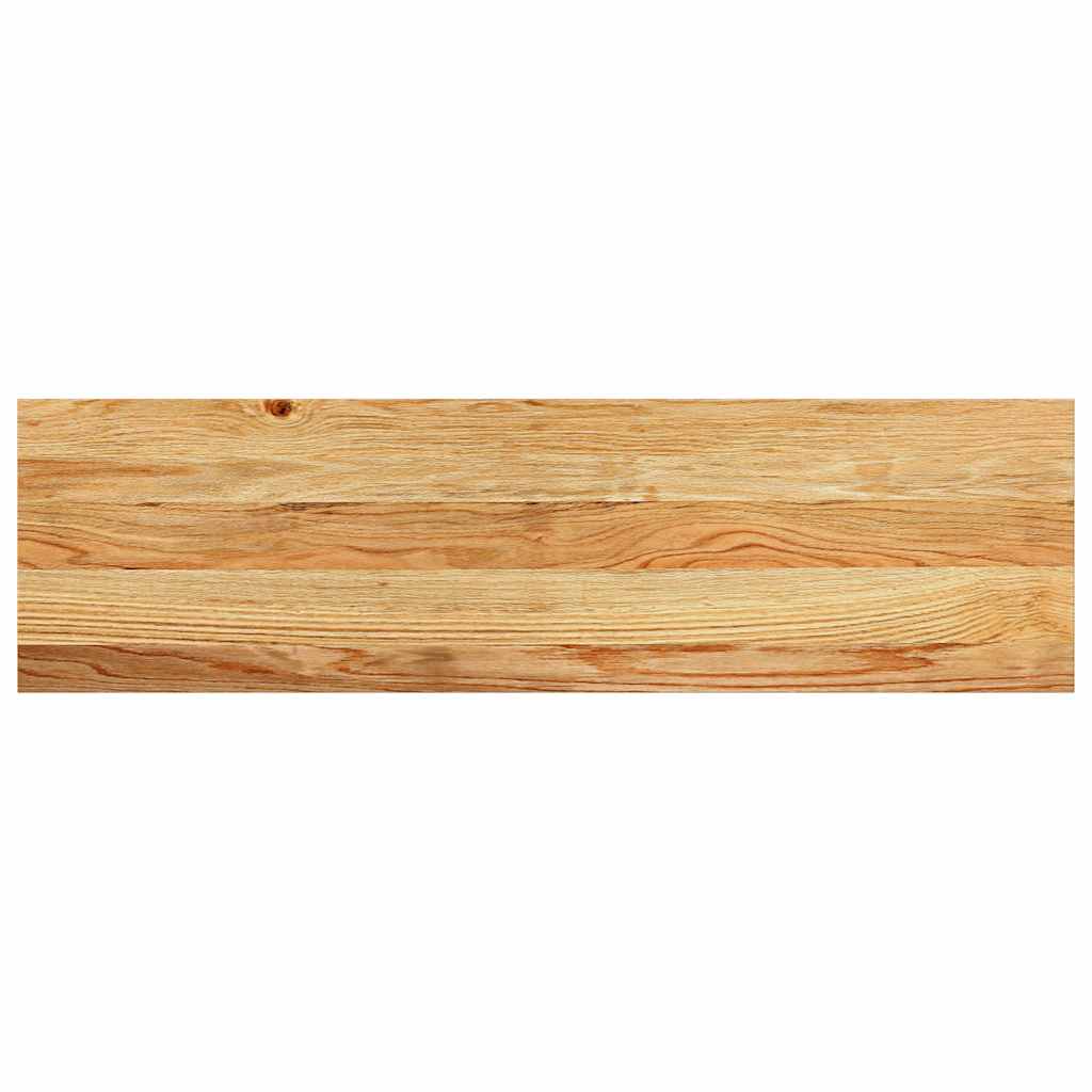 Stair Treads 4 pcs Light Brown 90x30x2 cm Solid Wood Oak