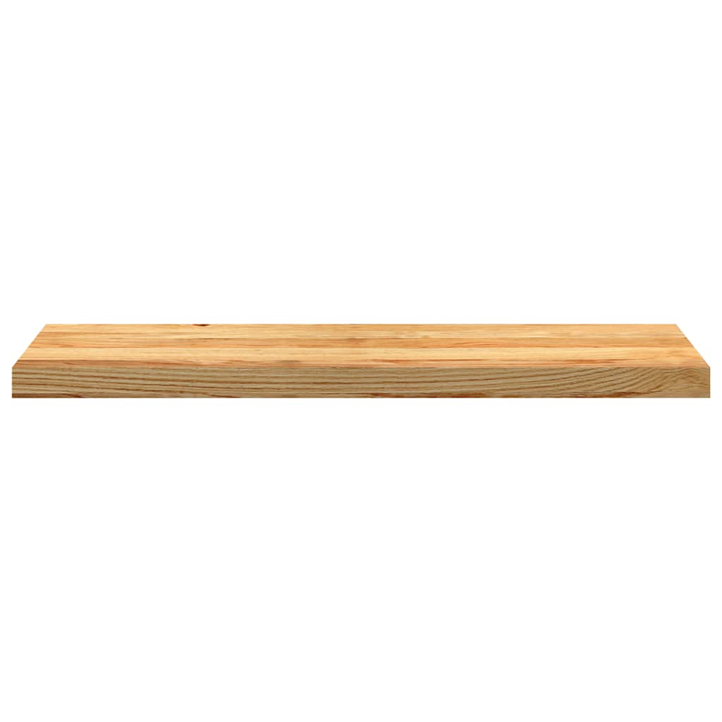 Stair Treads 4 pcs Light Brown 90x30x2 cm Solid Wood Oak