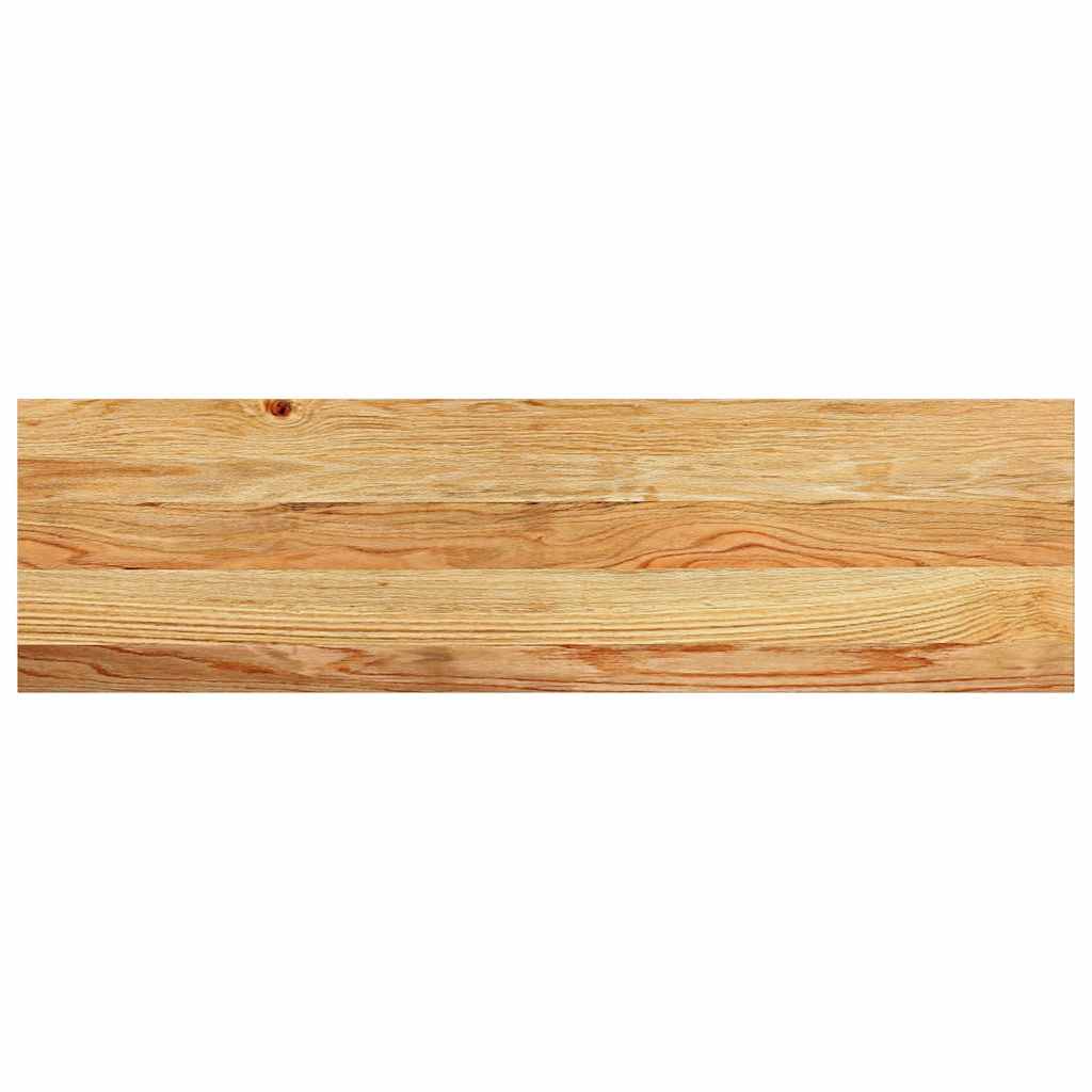 Stair Treads 8 pcs Light Brown 90x25x2 cm Solid Wood Oak