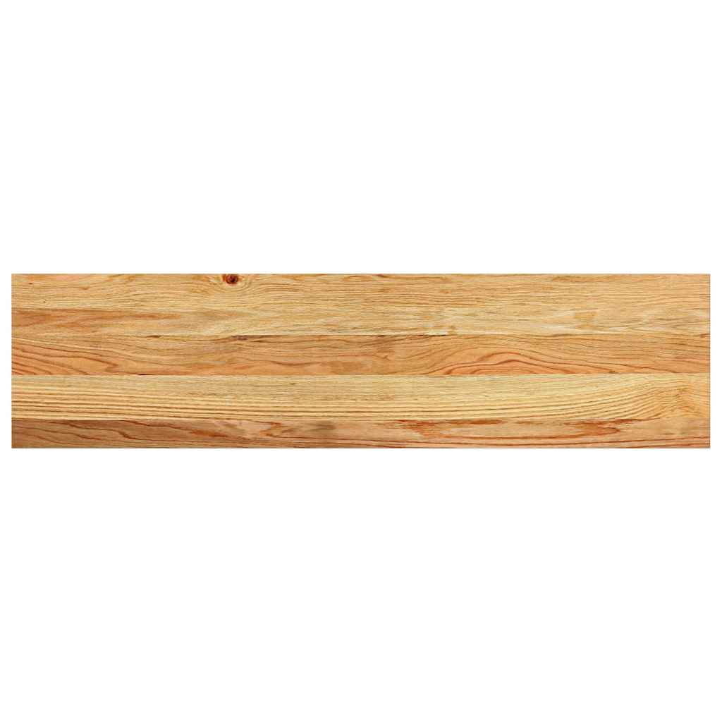 Stair Treads 8 pcs Light Brown 100x25x2 cm Solid Wood Oak