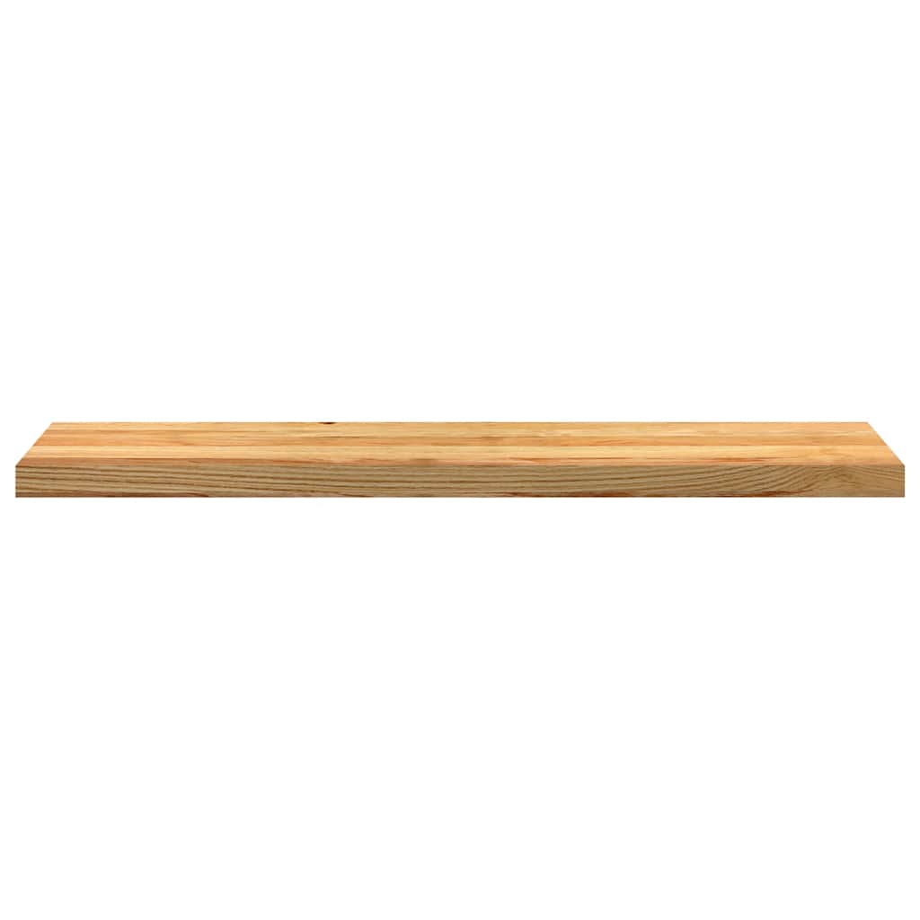 Stair Treads 8 pcs Light Brown 110x25x2 cm Solid Wood Oak