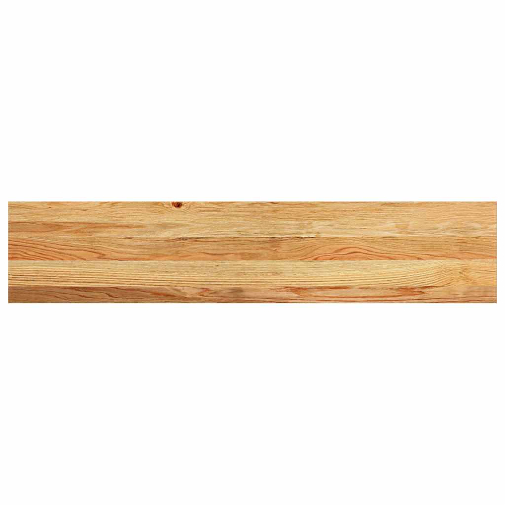 Stair Treads 8 pcs Light Brown 120x25x2 cm Solid Wood Oak