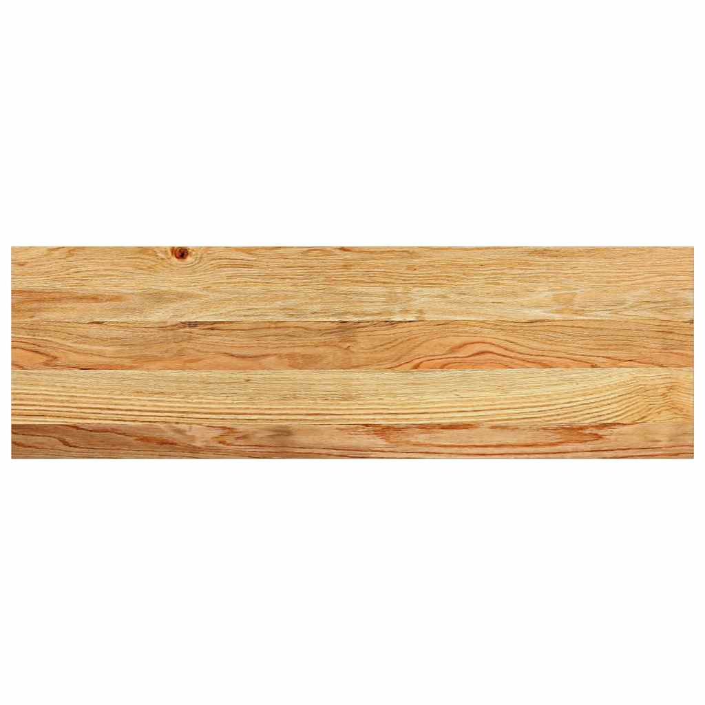 Stair Treads 8 pcs Light Brown 80x30x2 cm Solid Wood Oak