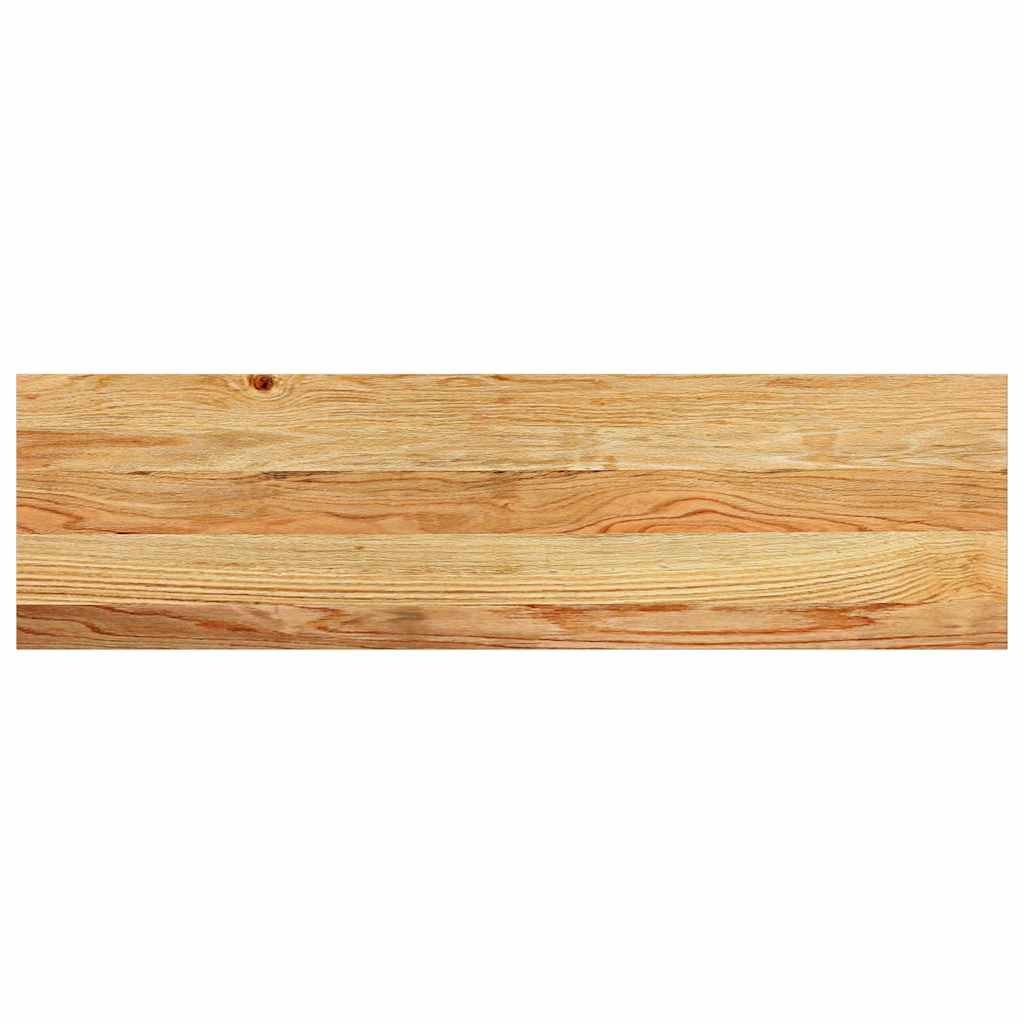 Stair Treads 8 pcs Light Brown 90x30x2 cm Solid Wood Oak