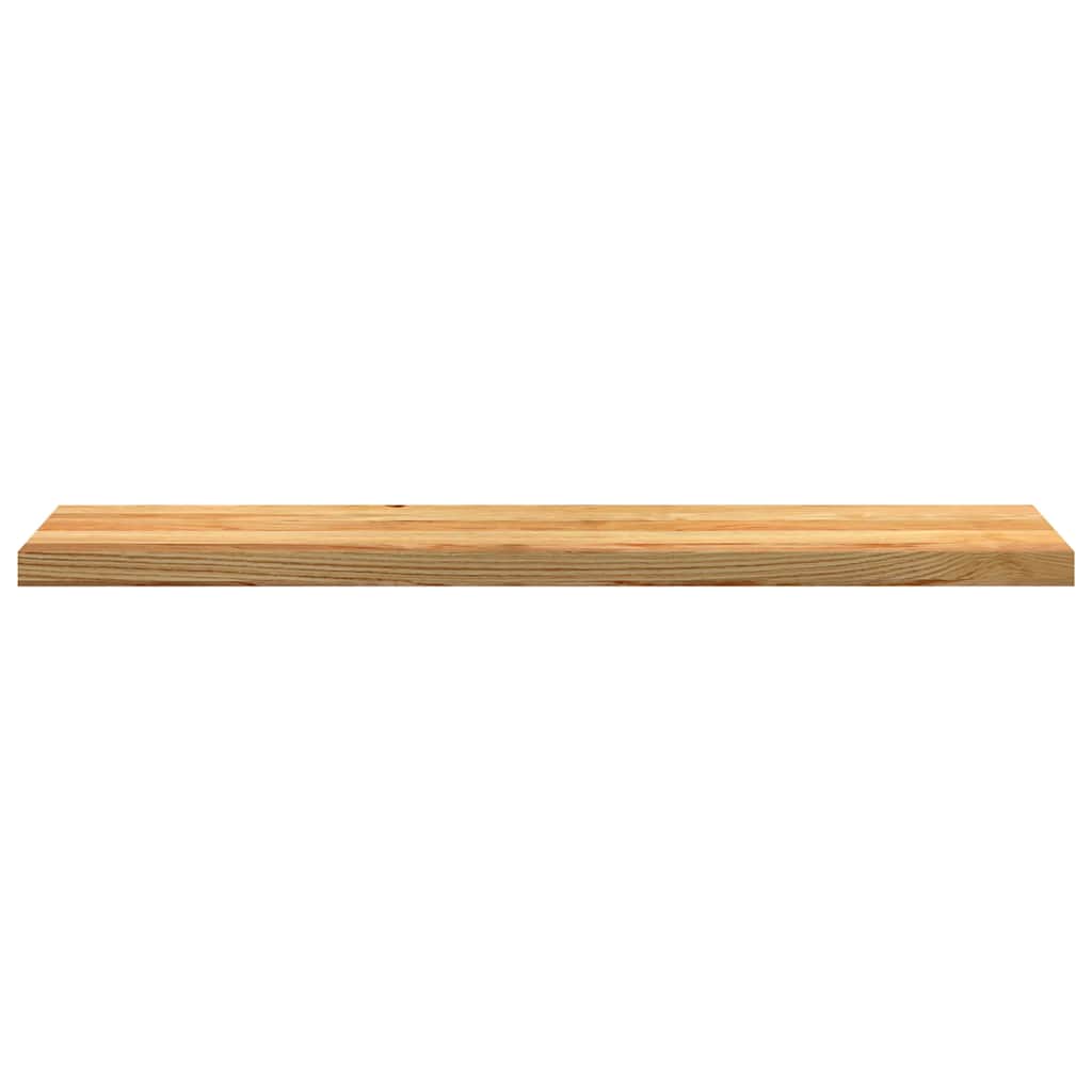 Stair Treads 12 pcs Light Brown 120x25x2 cm Solid Wood Oak