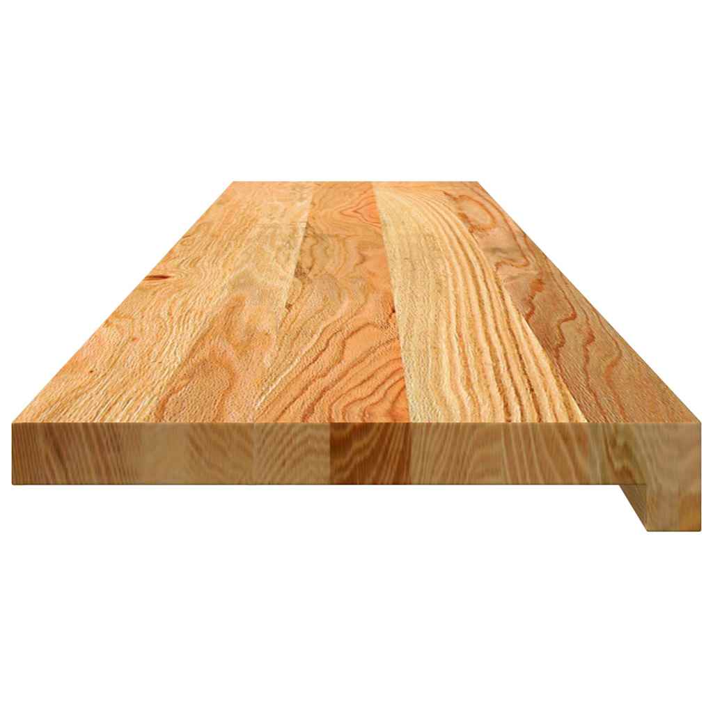 Stair Treads 12 pcs Light Brown 120x25x2 cm Solid Wood Oak
