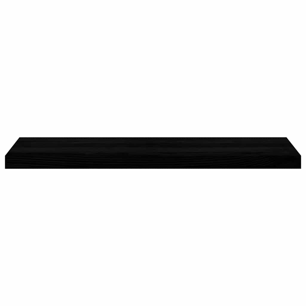 Stair Treads 4 pcs Brown Black 90x30x2 cm Solid Wood Oak