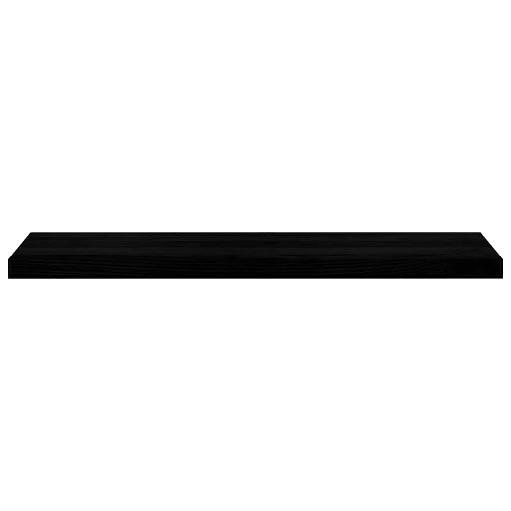 Stair Treads 4 pcs Brown Black 100x30x2 cm Solid Wood Oak