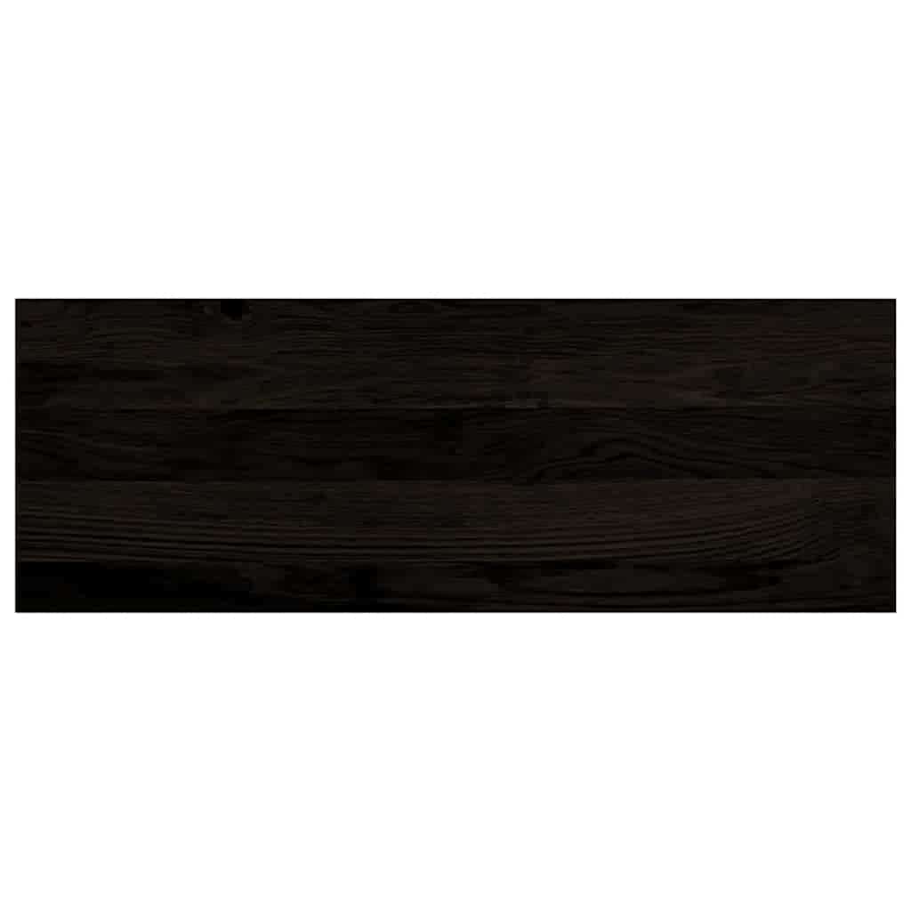 Stair Treads 12 pcs Brown Black 70x25x2 cm Solid Wood Oak