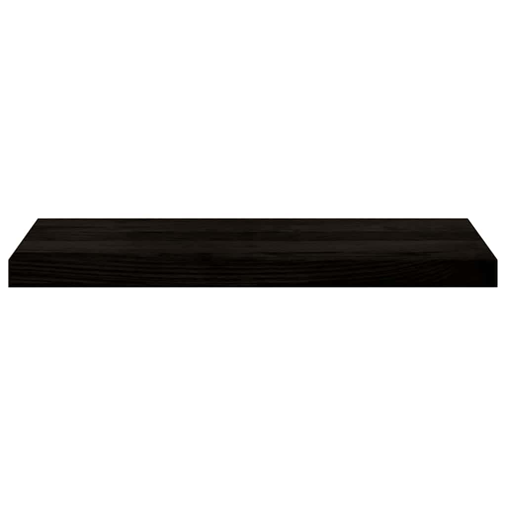 Stair Treads 12 pcs Brown Black 70x25x2 cm Solid Wood Oak