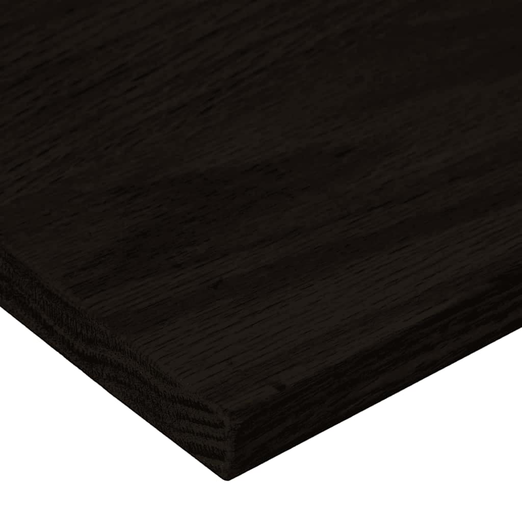 Stair Treads 12 pcs Dark Brown 120x25x2 cm Solid Wood Oak