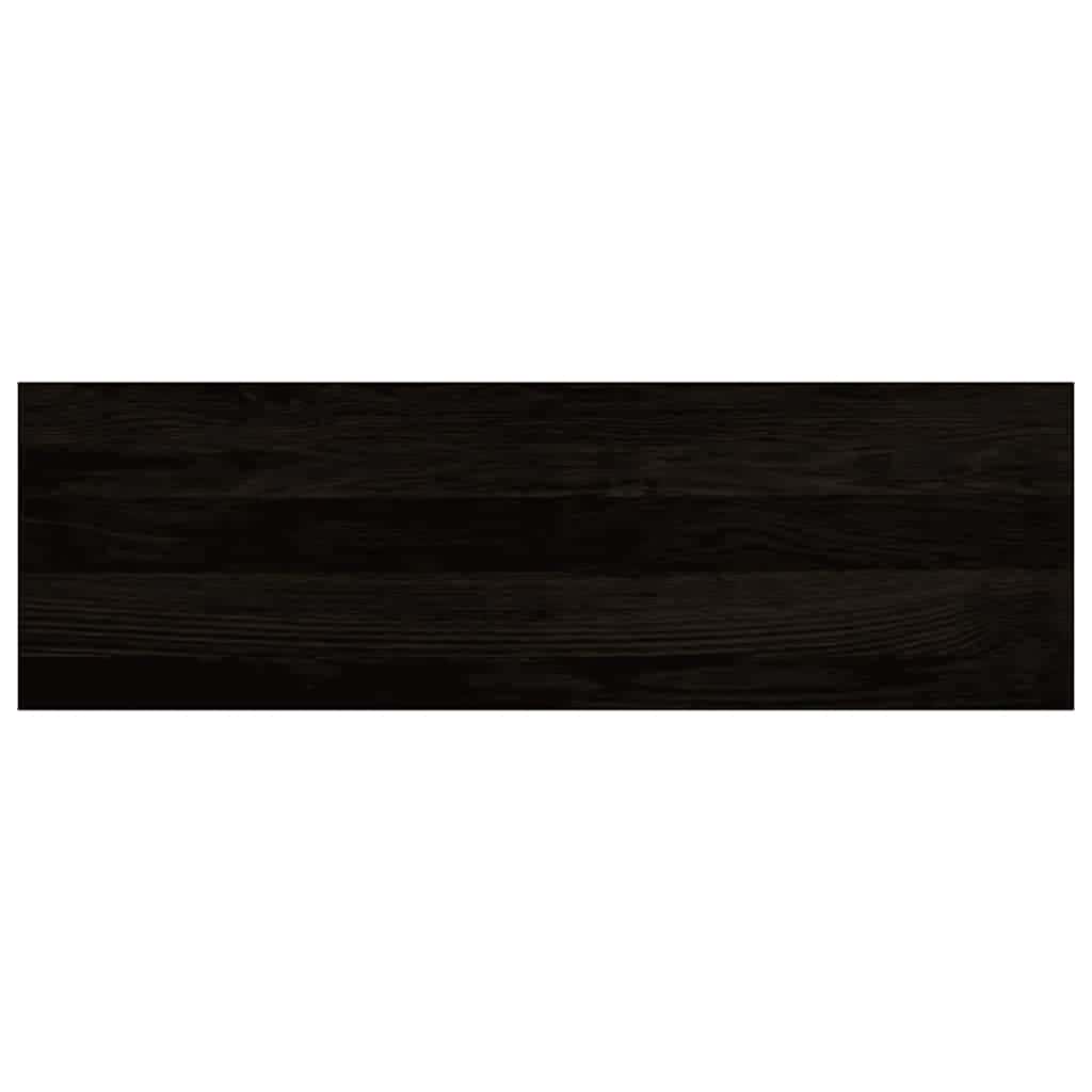 Stair Treads 12 pcs Brown Black 80x30x2 cm Solid Wood Oak