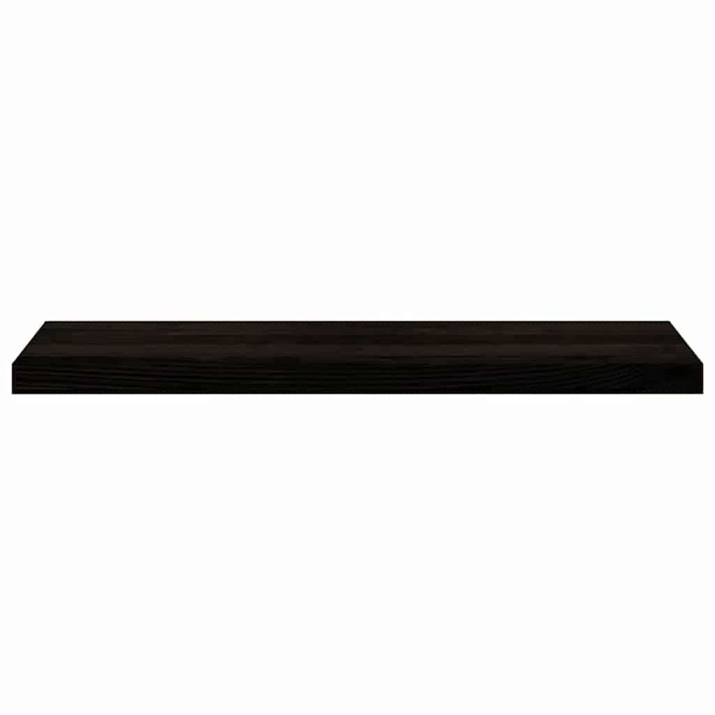 Stair Treads 12 pcs Brown Black 90x30x2 cm Solid Wood Oak