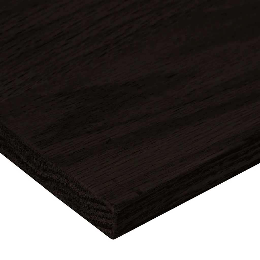 Stair Treads 12 pcs Dark Brown 110x30x2 cm Solid Wood Oak