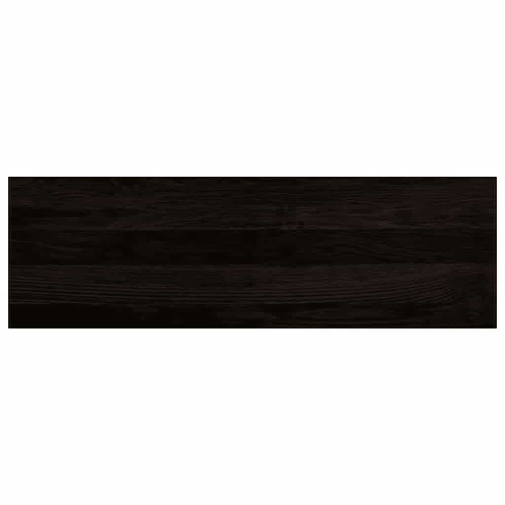 Stair Treads 16 pcs Brown Black 80x25x2 cm Solid Wood Oak